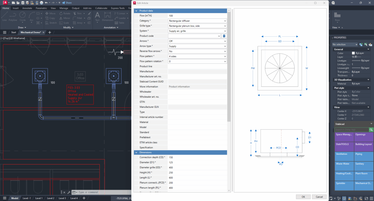 Stabicad for autocad