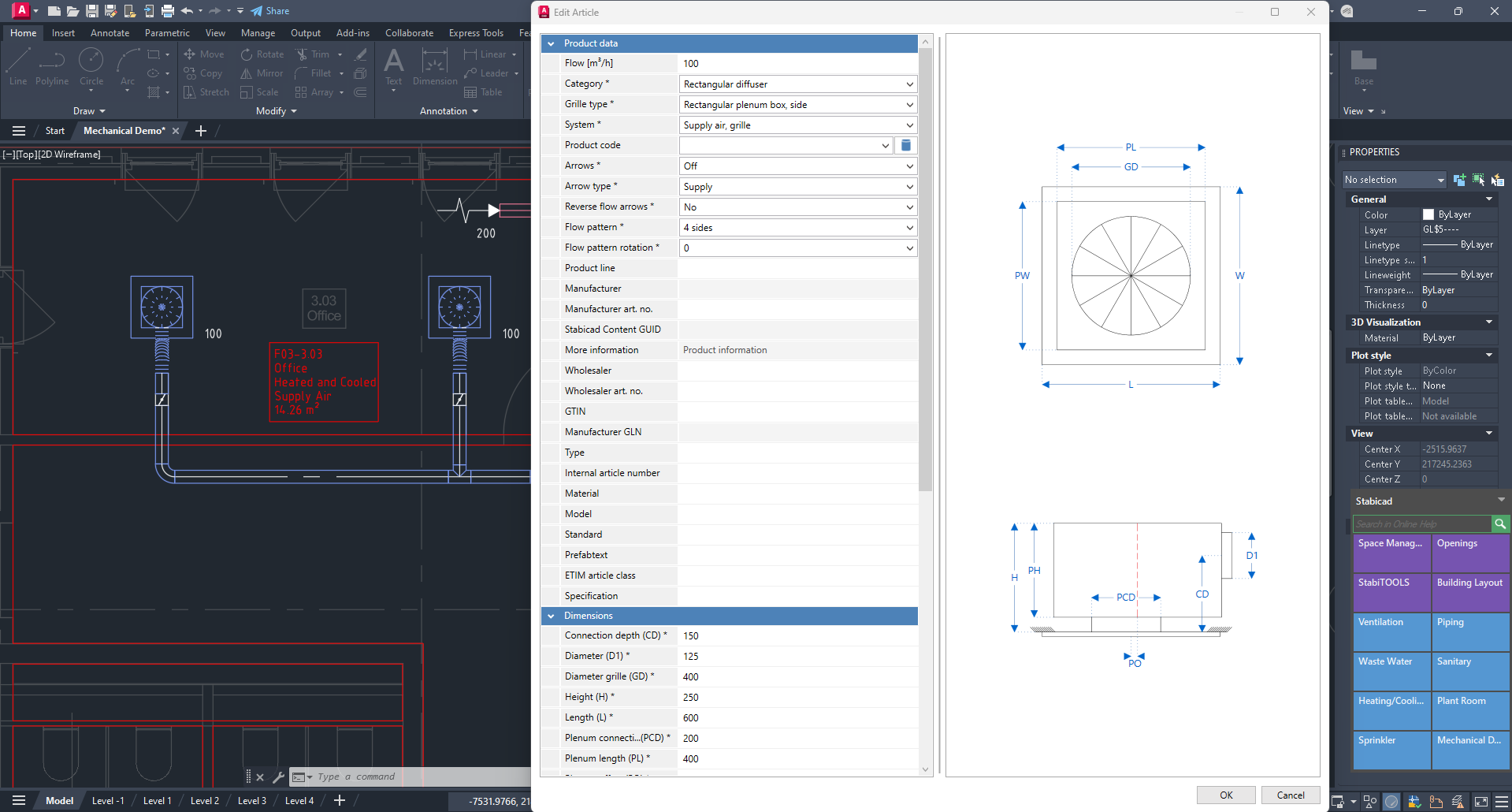 Stabicad for autocad