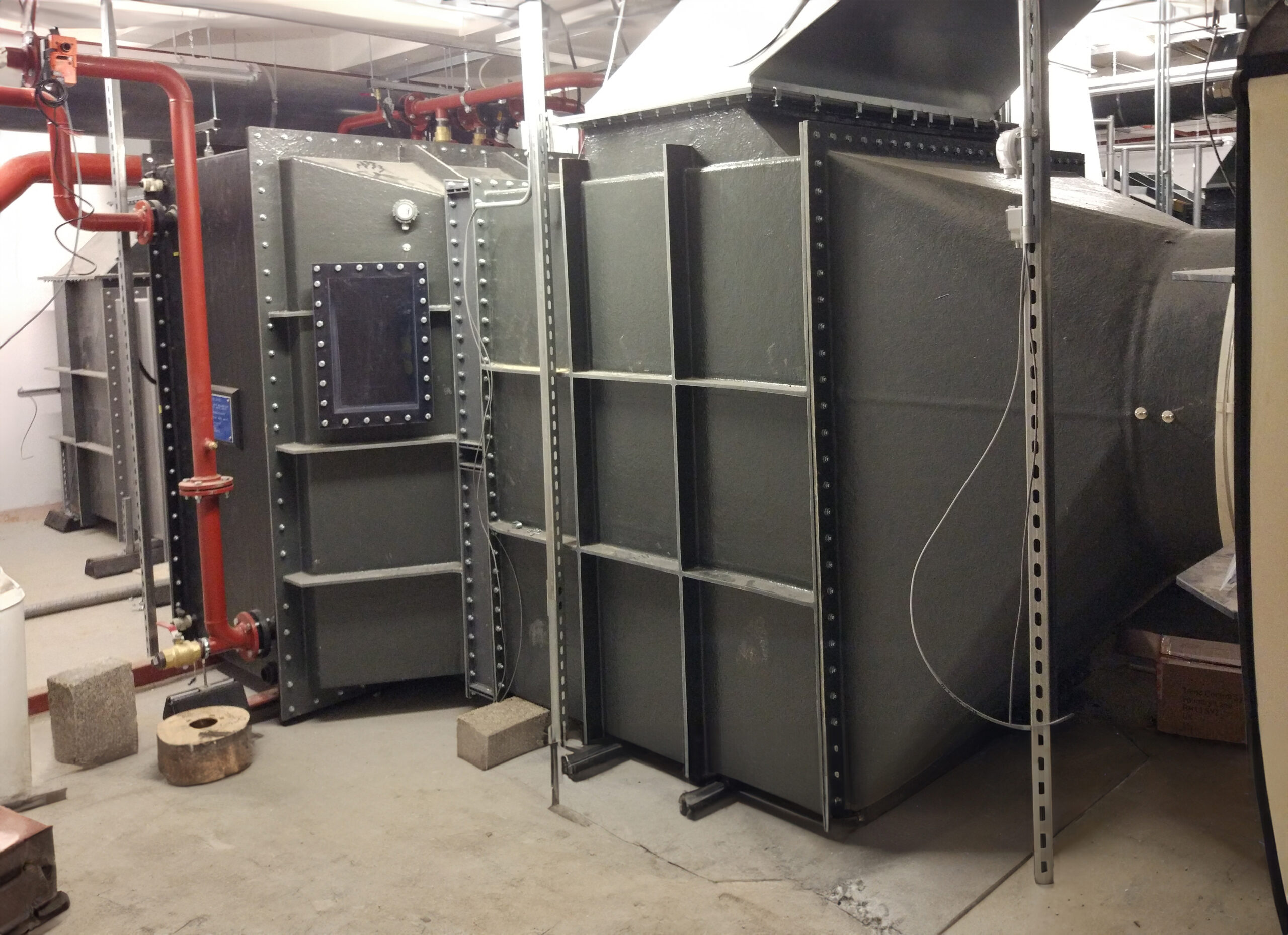 PVC GRP plant room ductwork